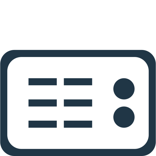 Decoder svg vector icon