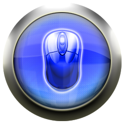 blue,mouse icon