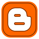 blogger, media, social svg vector icon