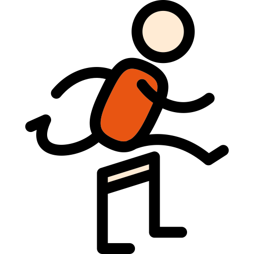 Athlete svg vector icon