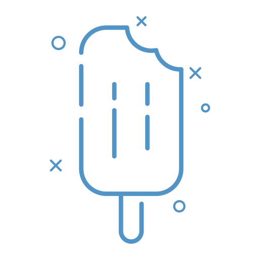 Popsicle svg vector icon