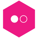 flickr svg vector icon