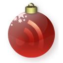 feed,christmas,red,rss,subscribe icon