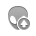 alien,gray,gray up,up icon