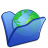 folder,blue,internet icon
