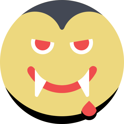 Vampire svg vector icon