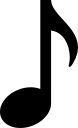 note svg vector icon
