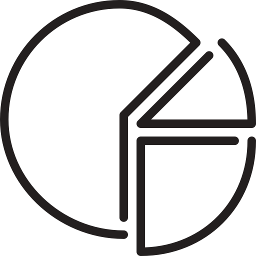 Stats Pie svg vector icon
