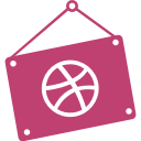 dribble svg vector icon