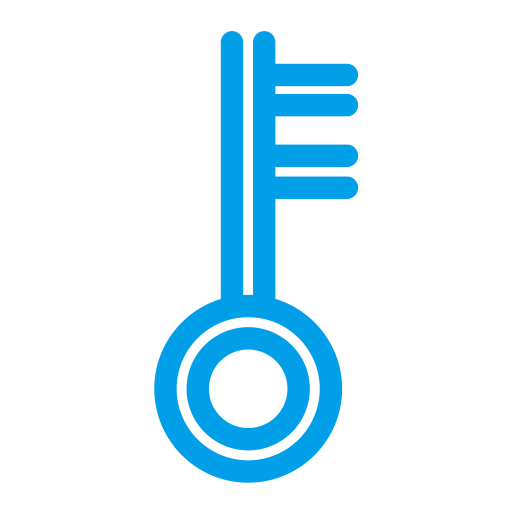 Key svg vector icon