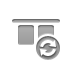 align,horizontal,top,refresh icon