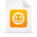 file,document,paper,orange icon