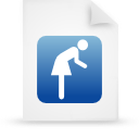 blue, document, file, paper icon