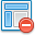 layout,delete,del,remove icon