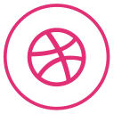 dribble svg vector icon