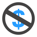creativecommons, noncommercial svg vector icon