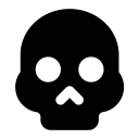 death, skull svg vector icon