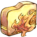 folder,ele,fire icon