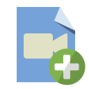 file,type,video,add icon