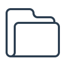 archieve, documentation, files, folder, history, library, project svg vector icon