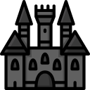 castle, colour, harry, hogwarts, potter svg vector icon