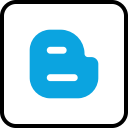 blogger, media, social svg vector icon
