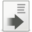 format, indent, more svg vector icon