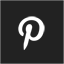 pinterest, square icon