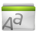 font,folder icon