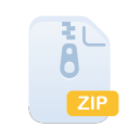 document, extension, file, filetype, format, type, zip svg vector icon