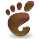 start,here,gnome,brown icon