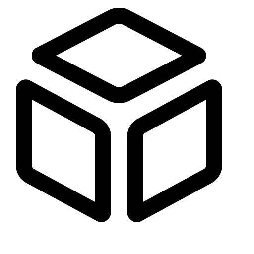 Cube Solid Cube svg vector icon