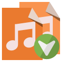 file,type,audio,down icon