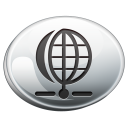 network,silver icon