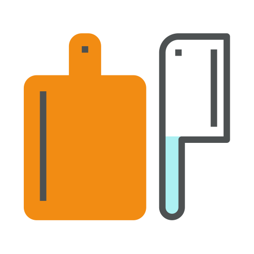 Food Amp; Utensils Kitchen Knives, Chopping Boards svg vector icon
