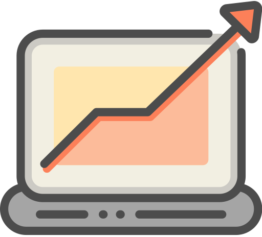 Line Chart svg vector icon