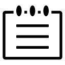 document, editor, memo, note, pad, stroke, text svg vector icon