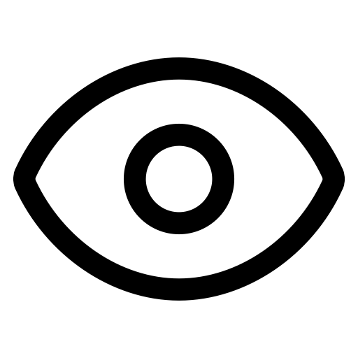 View, Eye svg vector icon