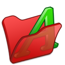 folder, font, red icon