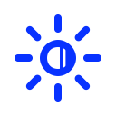 bright, brightness, light, monitor, more, screen, sun svg vector icon