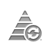 pyramid,refresh icon