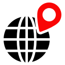 global, international, location, worldwide svg vector icon