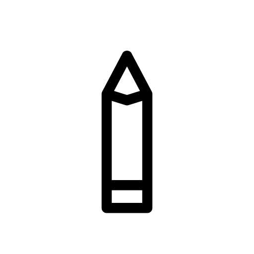 Pencil svg vector icon