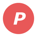 circular, modern, online, online-pay, p, pay, paypal, red icon