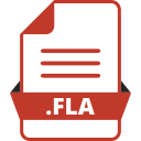 adobe file extensions, adobe flash, document, extension , file, file format, fla svg vector icon