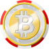 bitcoin, casino, chip, coinsphere icon