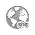 world,binoculars icon