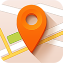 destination, location, map, pointer icon
