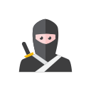 ninja svg vector icon