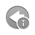 arrow,left,info icon